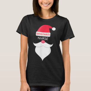 Camiseta Enfermeira de Natal engraçada, enfermeira favorita