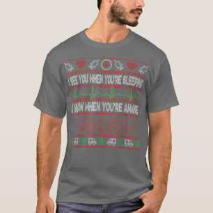 Camiseta Enfermeira de Natal Feia Médica
