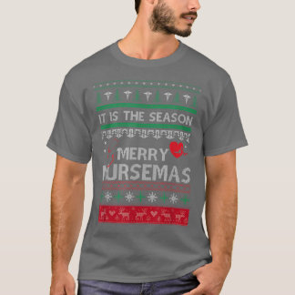 Camiseta Enfermeira de Natal Feia Médica