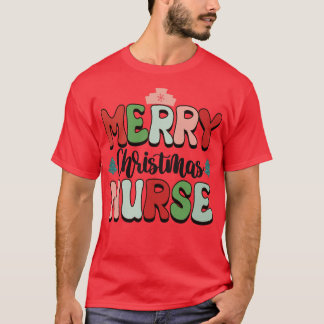 Camiseta Enfermeira de natal feliz