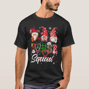 Camiseta Enfermeira de Natal Gnomo Xmas Enfermando Paja
