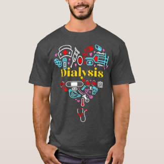 Camiseta Enfermeira de Nefrologia do Técnico de Diálise Nat