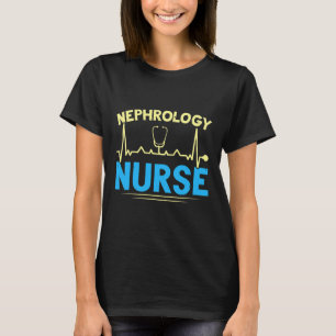 Camiseta Enfermeira de Nefrologia Enfermeira de Diálise Enf