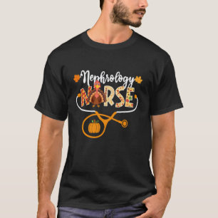 Camiseta Enfermeira de Nefrologia Peru Estetoscópio Abóbora