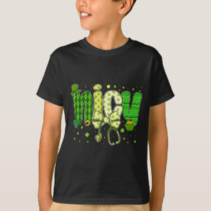 Camiseta Enfermeira de nicu do dia de São Patrício, coquete