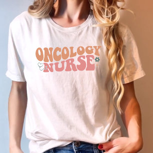 Camiseta Enfermeira de Oncologia da Groovy do Século Médio