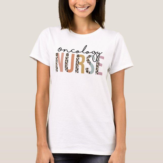 Camiseta Enfermeira de Oncologia, Enfermeira de Cancer Enfe (Frente)