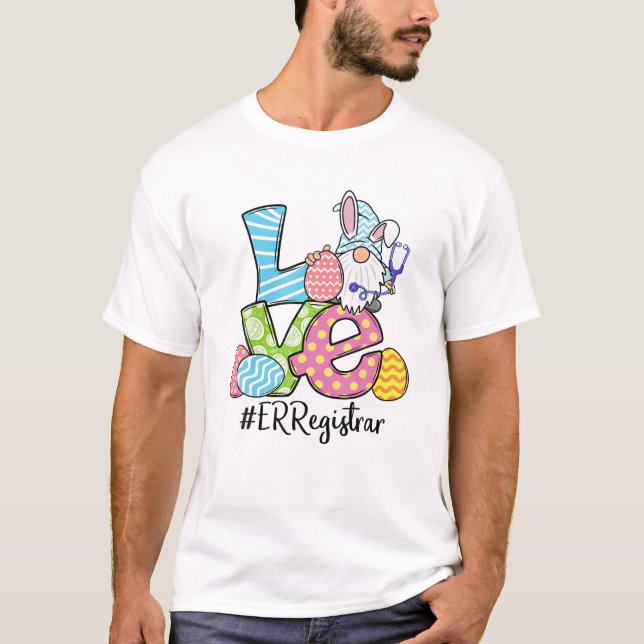 Camiseta Enfermeira de Páscoa Bonny Ear Páscoa Gn (Frente)