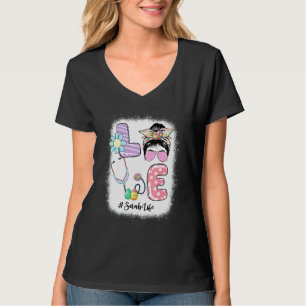 Camiseta Enfermeira de Páscoa do dia de trocadilho, vida de