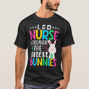 Camiseta Enfermeira de Páscoa L&d Bonita Enfermeira de Vida