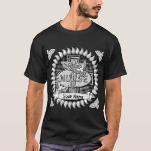 Camiseta Enfermeira de pombas ovais