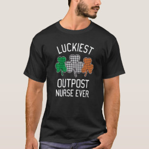 Camiseta Enfermeira de Posto Avançado Mais Sortuda de Sempr