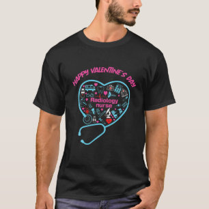 Camiseta Enfermeira de Radiologia do Amor Enfermeira de Rad