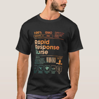 Camiseta Enfermeira de Resposta Rápida Enfermagem RN UTI ER