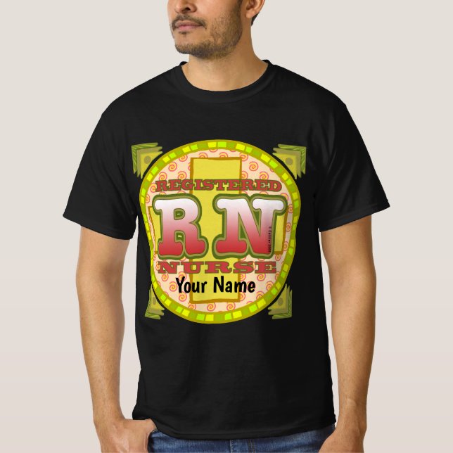 Camiseta Enfermeira de RN Cruzada (Frente)