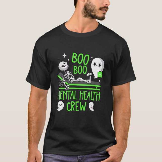 Camiseta Enfermeira de saúde mental Enfermeira de Boo Boo (Frente)