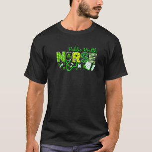 Camiseta Enfermeira de Saúde Pública Dia de São Patrício Am