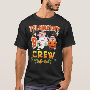 Camiseta Enfermeira de telemetria Boo Crew Ghost Witeen Pum
