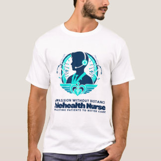 Camiseta Enfermeira de Telessaúde Compaixão Sem Distância