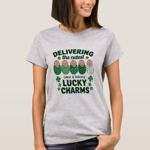 Camiseta Enfermeira de Trabalho de Parto e Parto Amuleto da