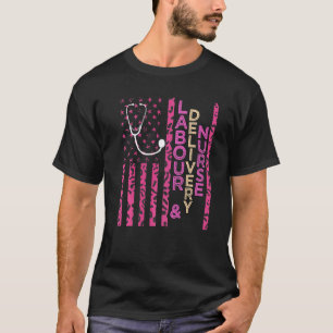 Camiseta Enfermeira de Trabalho de Parto e Parto Estampa de