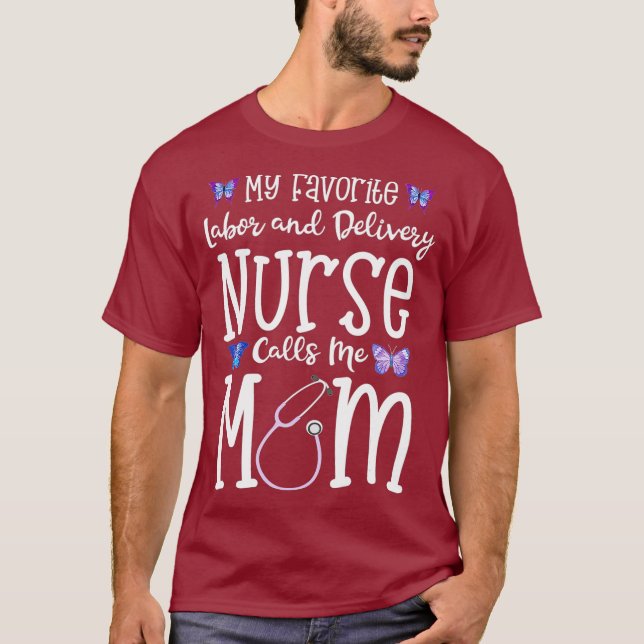 Camiseta Enfermeira de Trabalho e Entrega para Mãe Meu Lado (Frente)