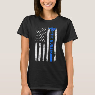 Camiseta Enfermeira de Urgência Para Enfermagem Feminina En