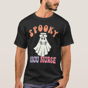 Camiseta Enfermeira de UTI Neonatal Assustadora no Hallowee