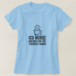 Camiseta Enfermeira de UTI Preparada para as Horas Mais Dif