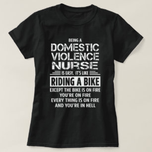 Camiseta Enfermeira de Violência Doméstica