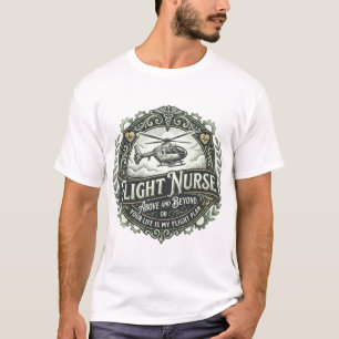 Camiseta Enfermeira de Voo Além
