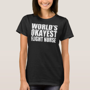 Camiseta Enfermeira de Voo do Mundo Mais Engraçado