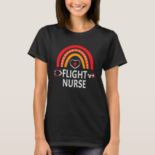 Camiseta Enfermeira de Voo Registrada Equipe Médica de Trip