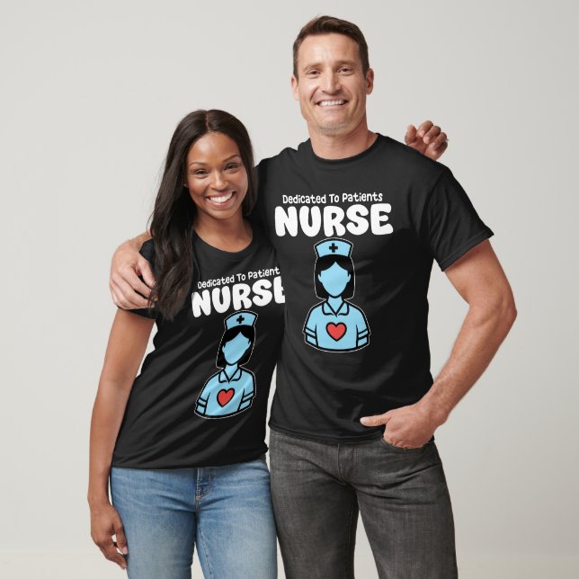 CAMISETA ENFERMEIRA - DEDICADA AOS PACIENTES (Unissex)