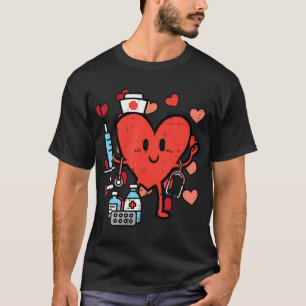 Camiseta Enfermeira dia de os namorados Enfermeira Enfermei