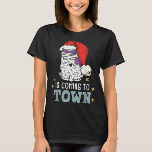 Camiseta Enfermeira Divertida Natal Rn Técnico Médico Féria