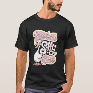 Camiseta Enfermeira Divertida Registrada Gansa Boba