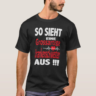 Camiseta Enfermeira dizendo que este é o aspecto de um Exce
