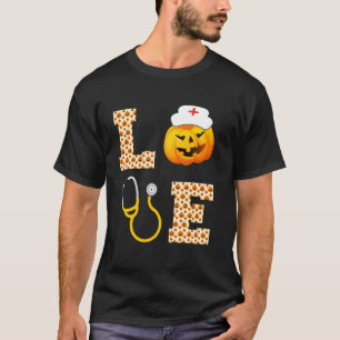 Camiseta Enfermeira do Amor 2021 Pumpkin Halloween Encantad