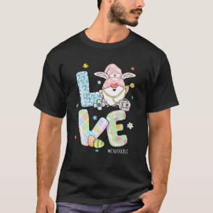 Camiseta Enfermeira do AMOR CNA Enfermeira Life Gnomo Steth