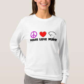 Camiseta Enfermeira do amor da paz