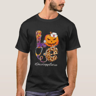 Camiseta Enfermeira do Amor Enfermeira da Oncologia Pumpkin