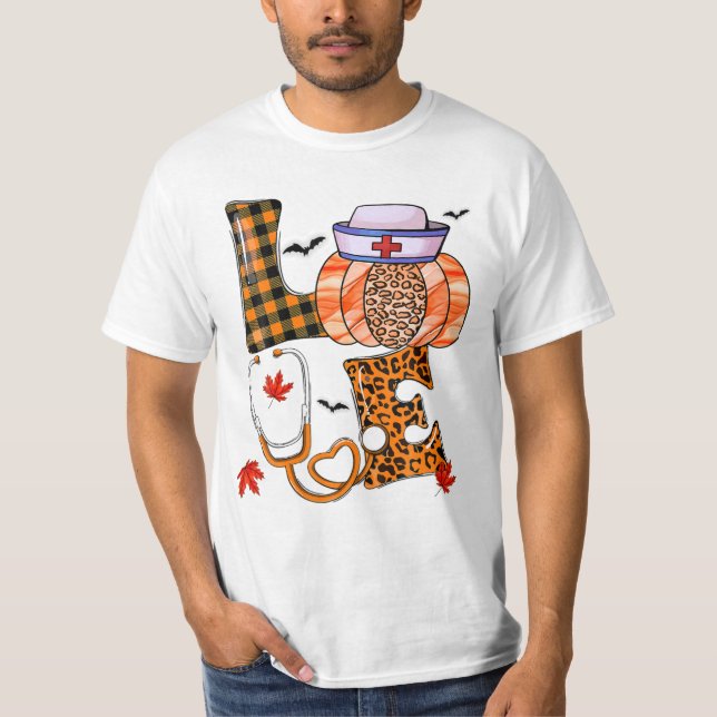 Camiseta Enfermeira do Amor Halloween (Frente)