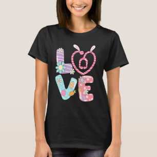 Camiseta Enfermeira do Amor Stethoscope Cardíaco Coelhinho