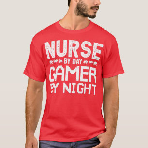 Camiseta Enfermeira do Dia Gamer da Noite para Jogo feminin