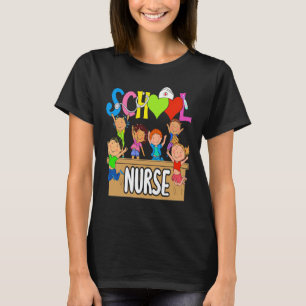 Camiseta Enfermeira do Ensino Secundário Registrada De Volt