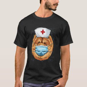 Camiseta Enfermeira do Hospital Chow Chow ER RN LPN Vida de