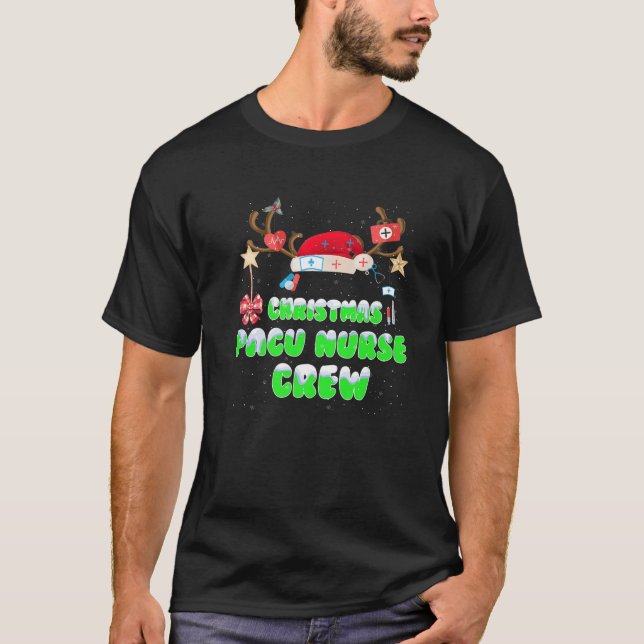 Camiseta Enfermeira do Pacu Natal Enfermeira Xmas Enfermeir (Frente)