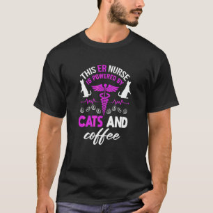 Camiseta Enfermeira do Pronto Socorro Gata Café