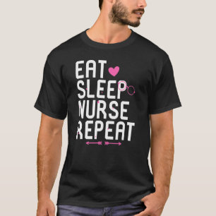 Camiseta Enfermeira do sono repete a enfermagem da vida na